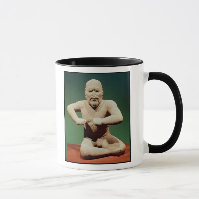 Figürchen eines Ringkämpfers Tasse (Rechts)