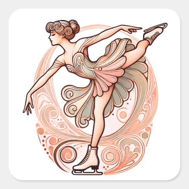 FIgure Skater Sticker (Vorderseite)