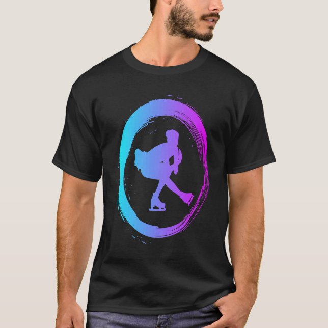figure skating dance ice skate figure skater T-Shirt (Vorderseite)