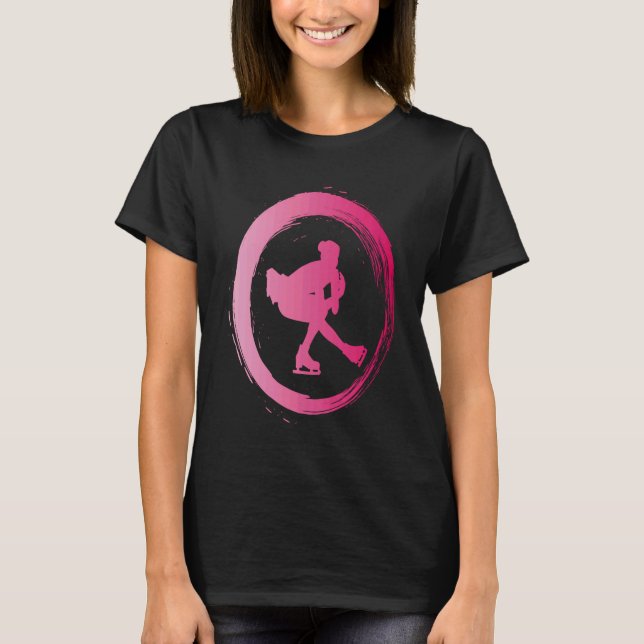 figure skating dance ice skate figure skater T-Shirt (Vorderseite)