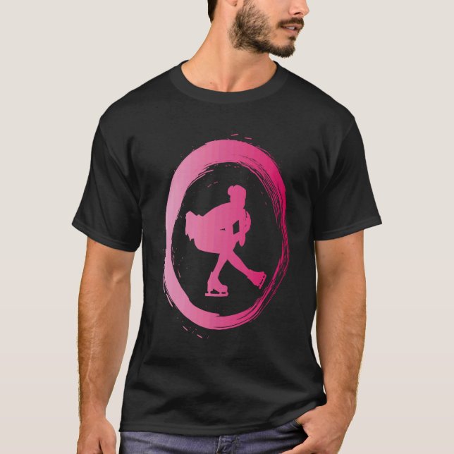 figure skating dance ice skate figure skater T-Shirt (Vorderseite)