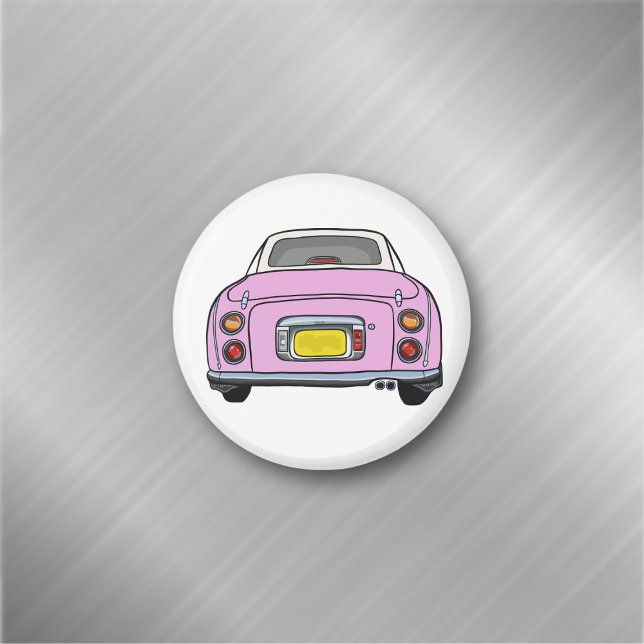 Figuren Candy Pink Figaro Auto Magnet (Fun figgy magnet just for you. Handy for checking for rust on your figaro car)