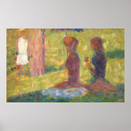 Figures, La Grande Jatte - Georges Seurat Fine Art Poster