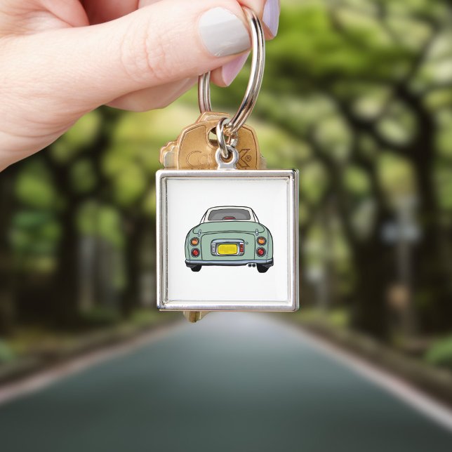 Figures Niedlich Emerald Green Figaro Car Schlüsselanhänger (Cute green figaro car keychain for your car keys)