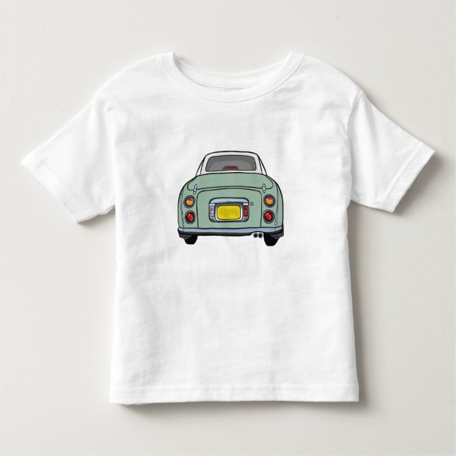 Figures Niedlich Emerald Green Figaro Cartoon Car Kleinkind T-shirt (Vorderseite)