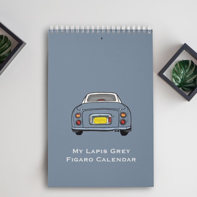 Figures Niedlich Lapis Gray Figaro Car Calendar Kalender (A calendar for all your lapis grey figaro meetings)