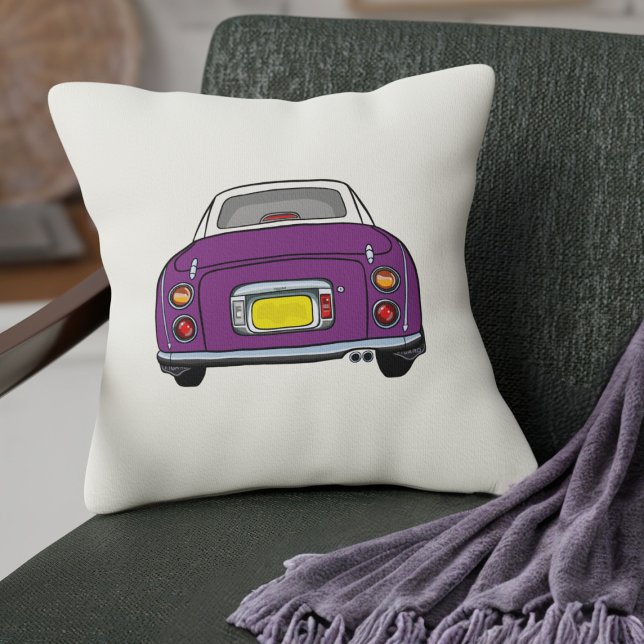 Figures Niedliche Lila Figaro Car Cream Kissen (A pretty purple figaro car pillow for your home or your figgy)