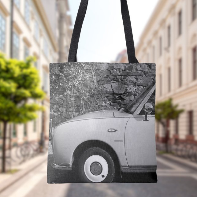 Figures Retro Figaro Car Foto (You can add your own car photos to this tote bag.)
