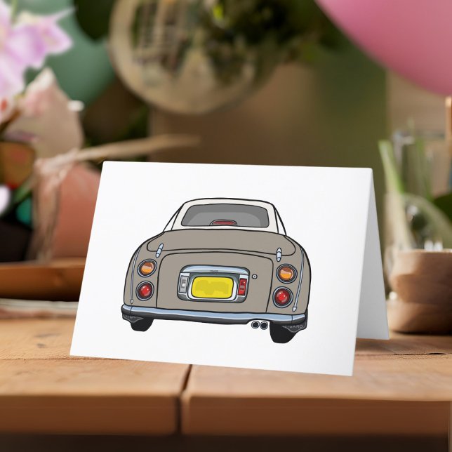 Figures Topaz Mist Figaro Grußkarte Karte (A cute topaz mist figaro car blank greeting card perfect for any occasion)