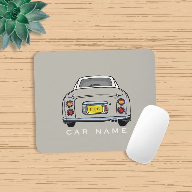 Figures Topaz Mist Figaro Name Monogram Mousepad (Love topaz mist figaros and need a mouse mat? Add your name to this one!)