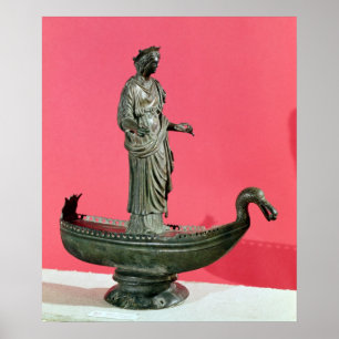 Figurine der Göttin Sequana Poster