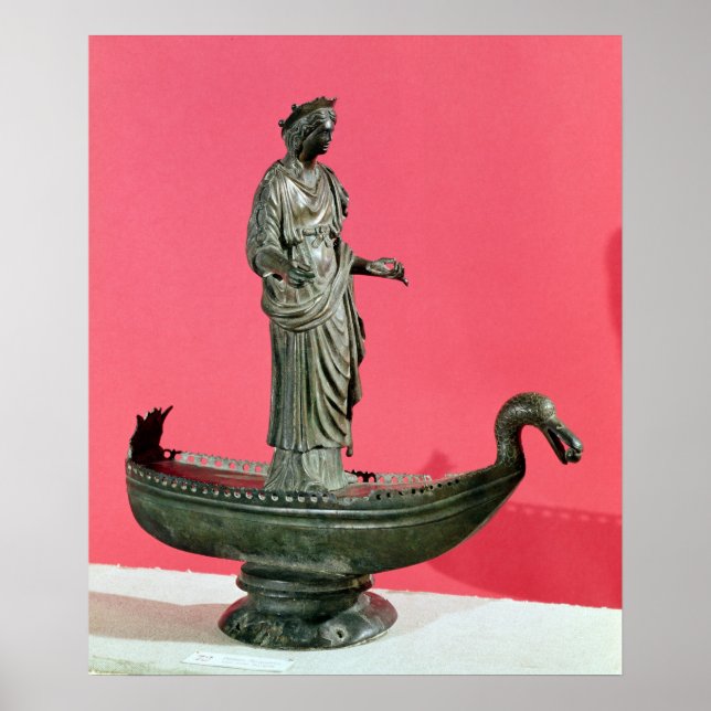 Figurine der Göttin Sequana Poster (Vorne)