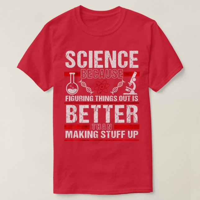 Figuring-dings out funny science-Themed Premium T-Shirt (Design vorne)
