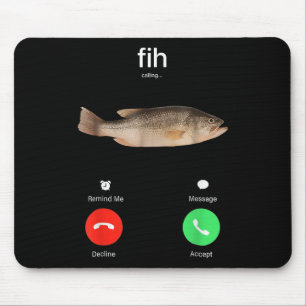 Fih Anruf Erinnern Sie mich Nachricht Ablehnen Ann Mousepad