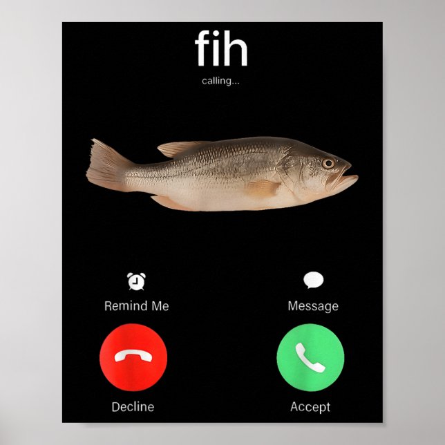 Fih-Aufruf Erinnerung an Nachricht-Deklaration akz Poster (Vorne)
