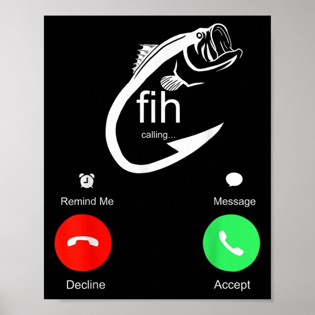 Fih-Aufruf Erinnerung an Nachricht-Deklaration akz Poster (Vorne)