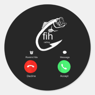 Fih-Aufruf Erinnerung an Nachricht-Deklaration akz Runder Aufkleber