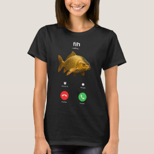 Fih Calling falsch geschriebener Fisch Meme T-Shirt