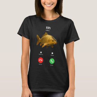 Fih Calling falsch geschriebener Fisch Meme T-Shirt