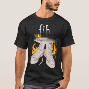 Fih Lustiger Fisch Meme T-Shirt