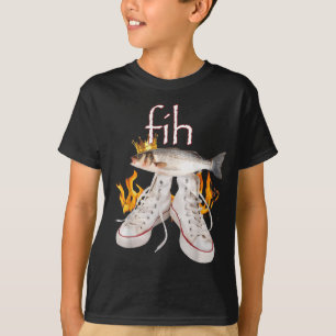 Fih Scute Ss Cute Sss Fisch Lustiger Rechtschreibf T-Shirt