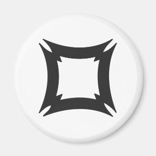 FIHANKRA   Adinkra-Symbol für Sicherheit und Gefah Magnet