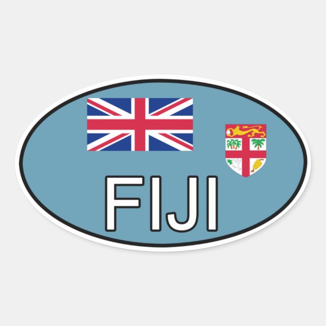 Fiji Euro Sticker (Vorderseite)