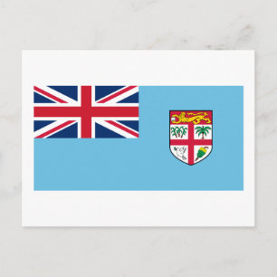 Fiji-Flagge Postkarte