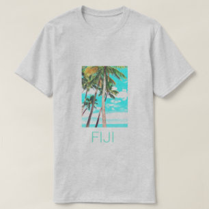 Fiji Inseln Sommerpalmen T-Shirt
