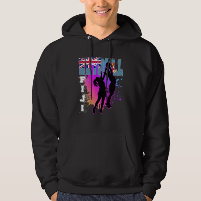 Fiji  Netball Hoodie (Vorderseite)