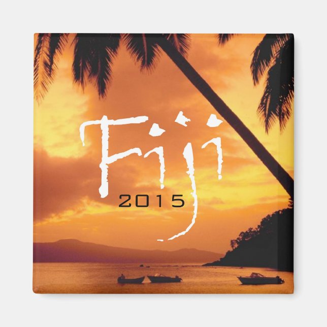Fiji Reise Souvenir Kühlschrankmagnet Change Year Magnet (Vorne)