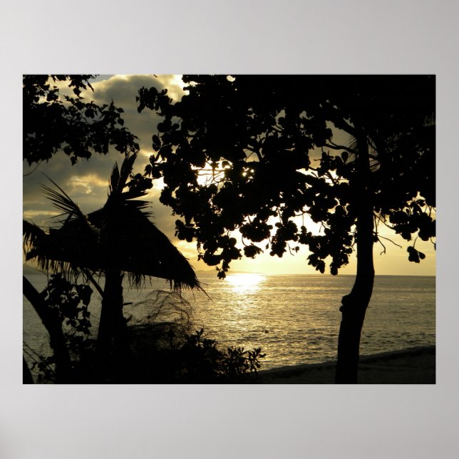Fiji Sunset Poster (Vorne)