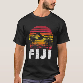 FIJI Vintag Retro Sunset 70er 80er Style Men Women T-Shirt