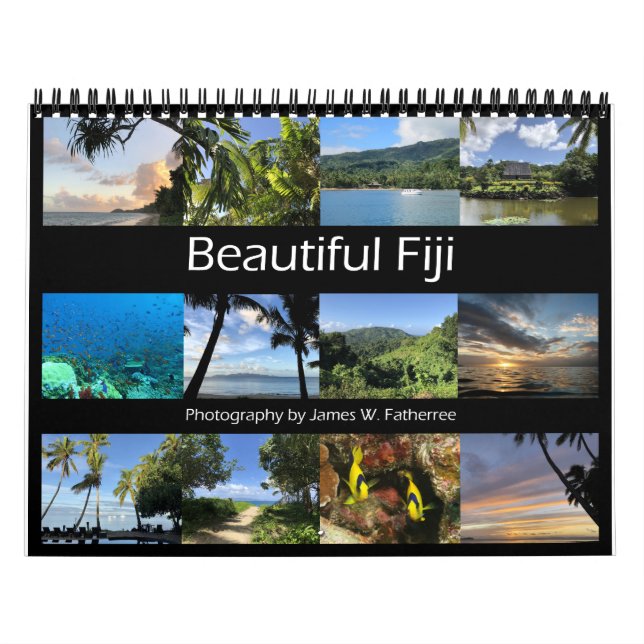 Fiji Wall Kalender von J.W. Vater. (Titelbild)