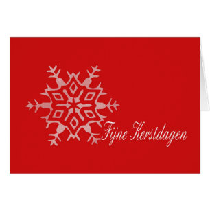 Fijne kerstdagen - Niederländische Weihnachtszeit