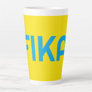 FIKA Bold Yellow and Blue Milchtasse