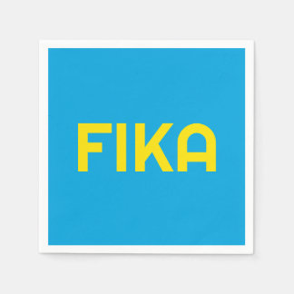 FIKA Bold Yellow and Blue Serviette