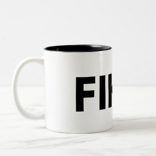 FIKA. Fette zweifarbige Coffee-Tasse Tasse