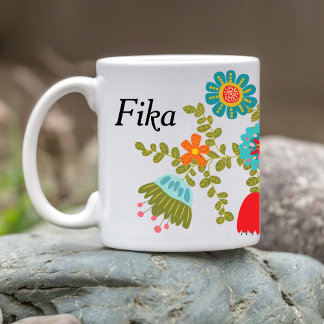 Fika im Garten Kaffeetasse