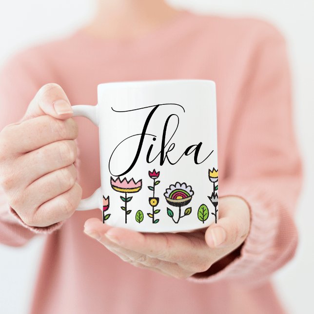 Fika im glücklichen Garten Kaffeetasse (Von Creator hochgeladen)
