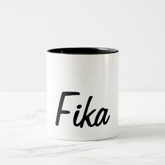 Fika-Tasse Zweifarbige Tasse