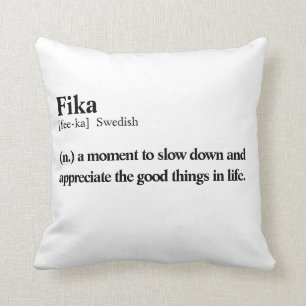 Fika-Throw-Kissen Kissen