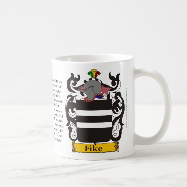 Fike, der Ursprung, die Bedeutung und das Wappen Tasse (Rechts)