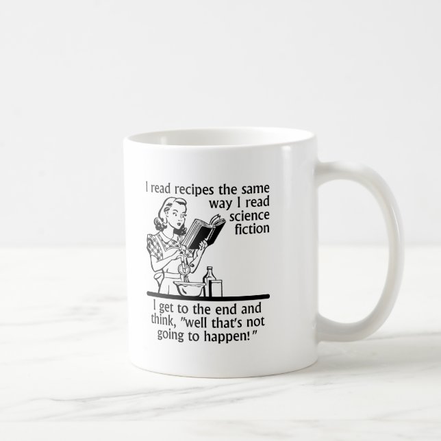 Fiktion Kochen Funny Mug Tasse (Rechts)