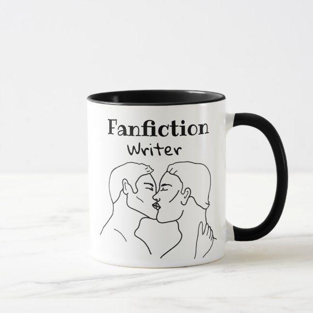 Fiktion-Schriftsteller | Einmal bei einer Zeit-Tas Tasse (Rechts)