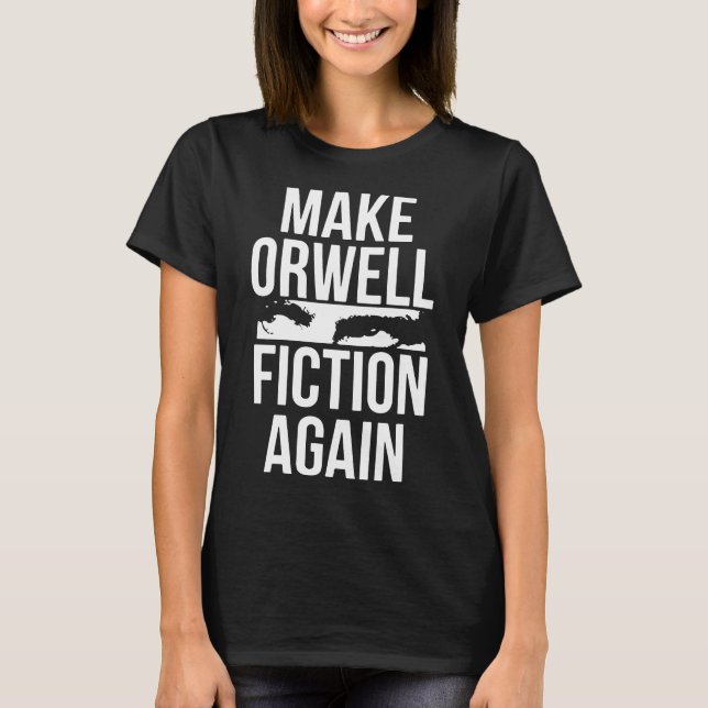 Fiktion von Orwell wieder Hipster T - Shirt (Vorderseite)