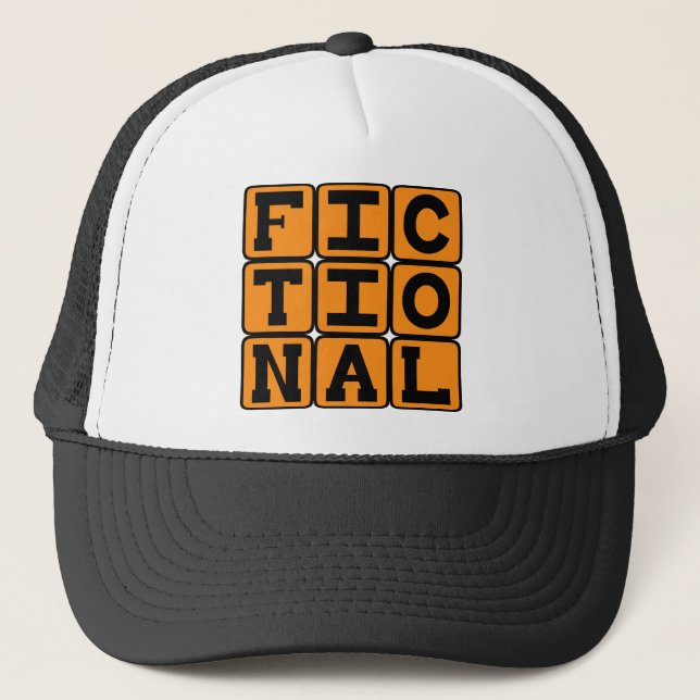 Fiktional, imaginär truckerkappe (Vorderseite)