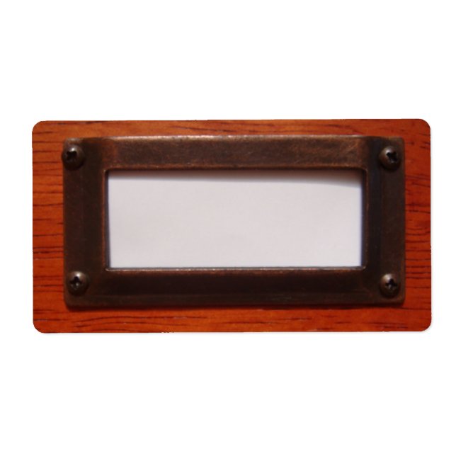 File Cabinet Label (Vorne)