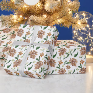 Filiale Fichtenholz Geschenkpapier