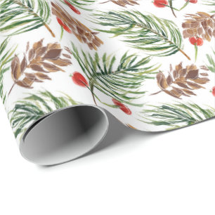 Filiale Fichtenholz Geschenkpapier